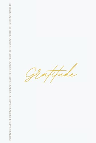 Exercising Gratitude Journal in White